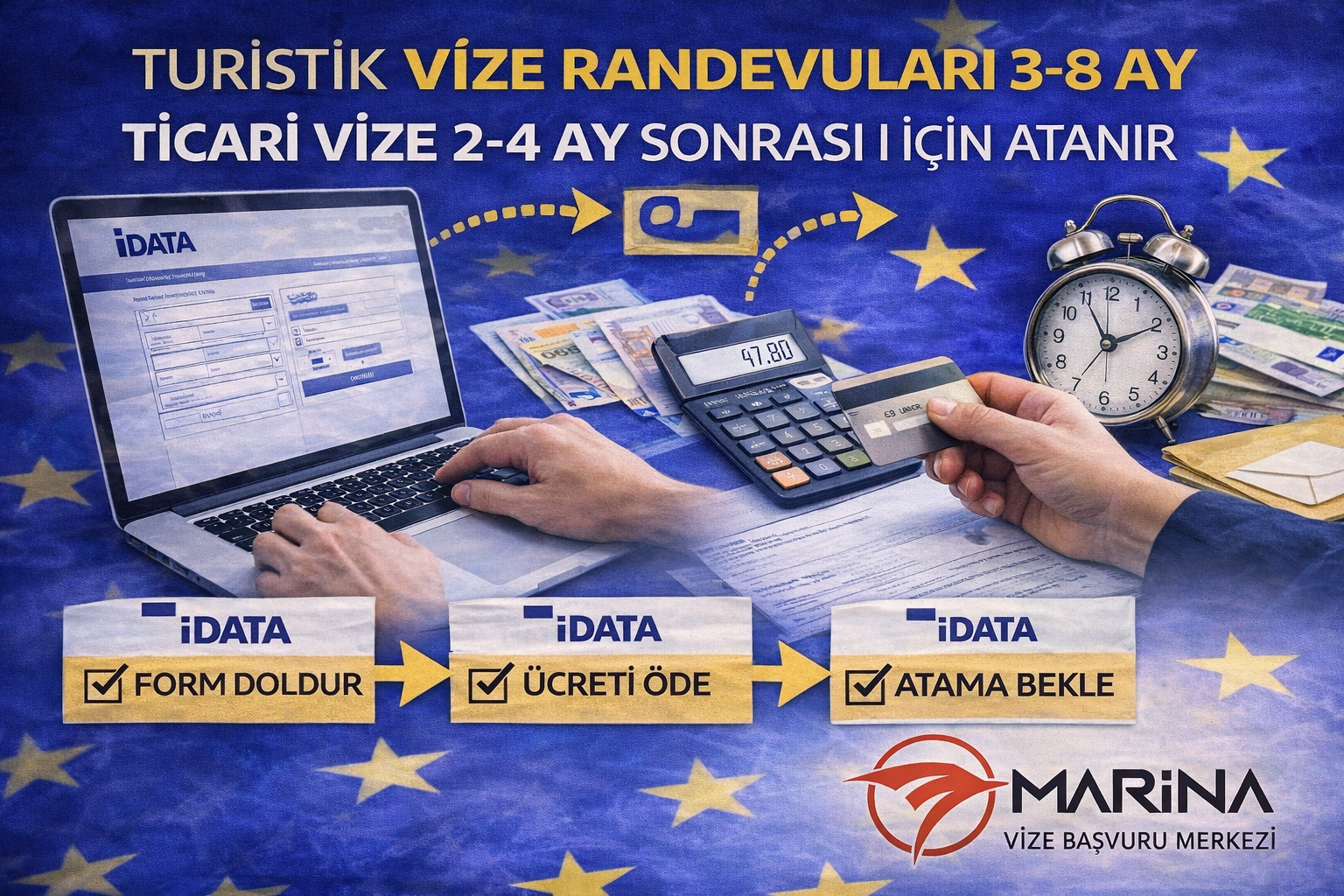 Almanya Vize Randevusu Nasıl Alınır? (iDATA Atama Sistemi – 2026 Güncel)