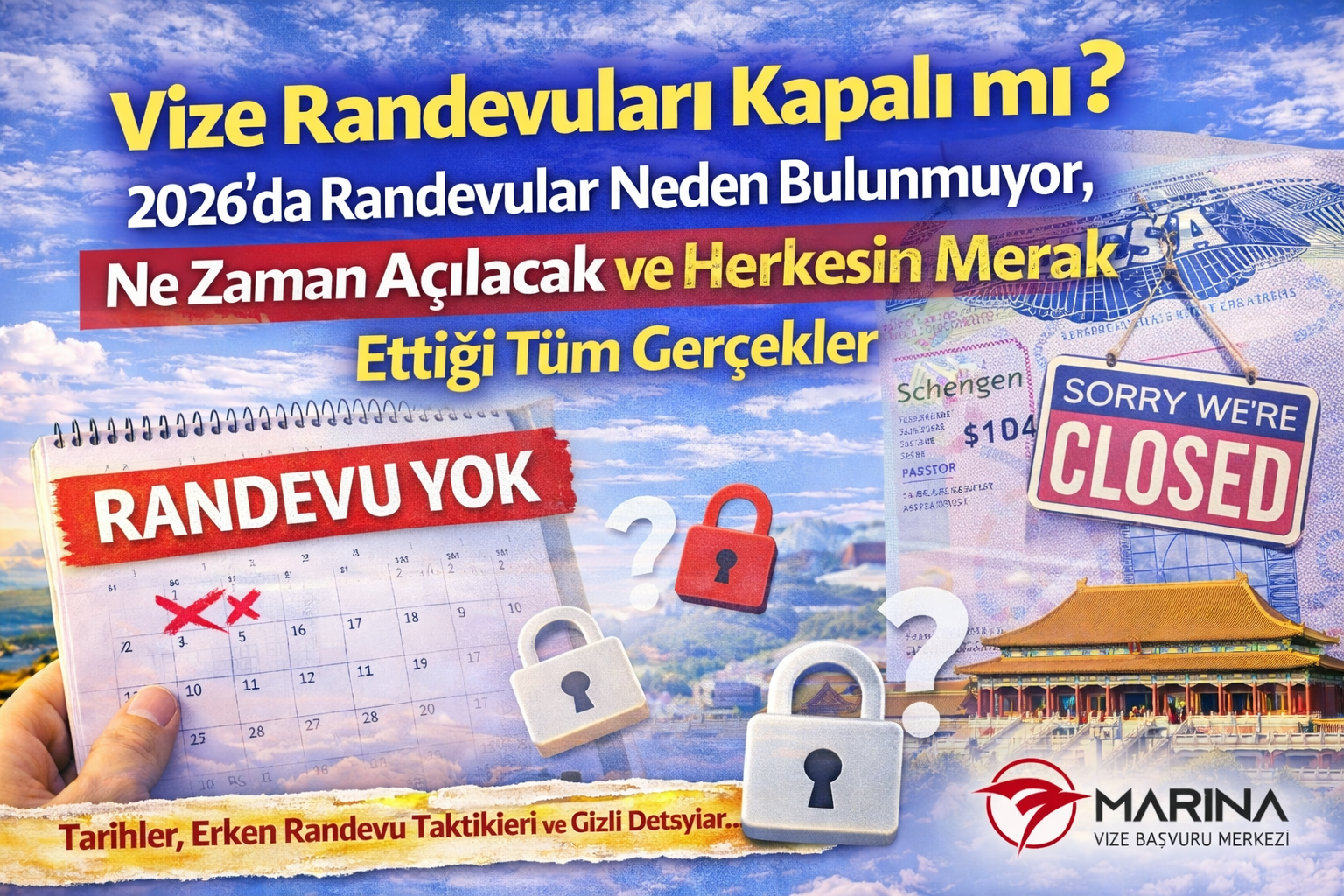 2026’da Vize Randevuları Neden Bulunmuyor, Ne Zaman Açılacak ve Herkesin Merak Ettiği Tüm Gerçekler