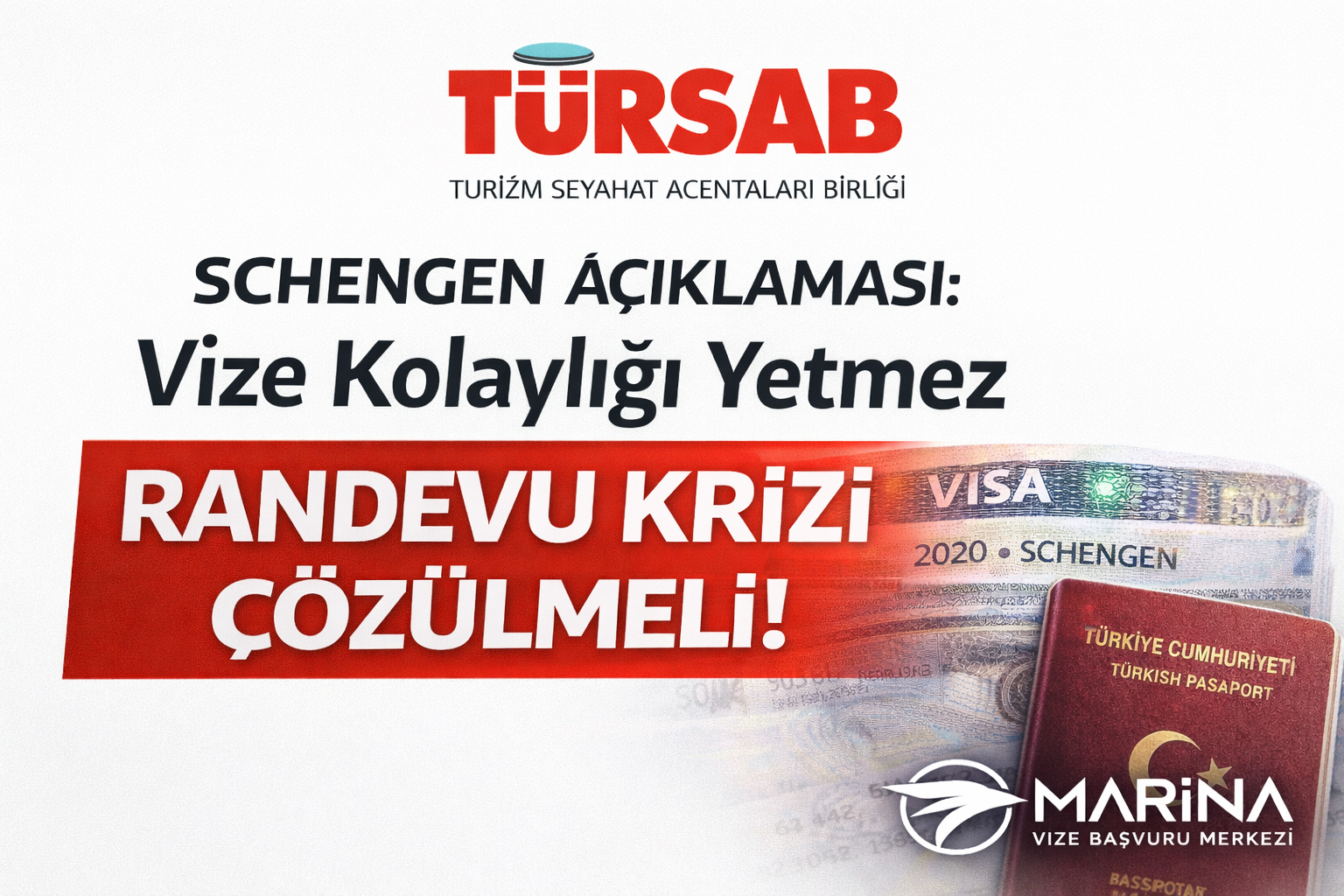 TÜRSAB’dan Schengen Çıkışı: Vize Kolaylığı Yetmez, Randevu Krizi Çözülmeli!