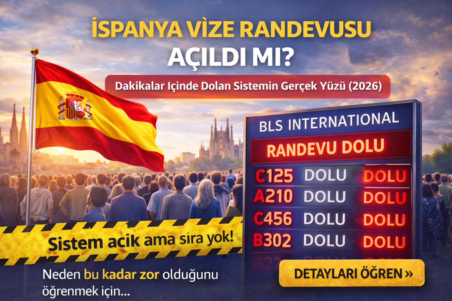 İspanya Vize Randevusu Açık mı? 2026 Güncel Durum ve Gerçekler
