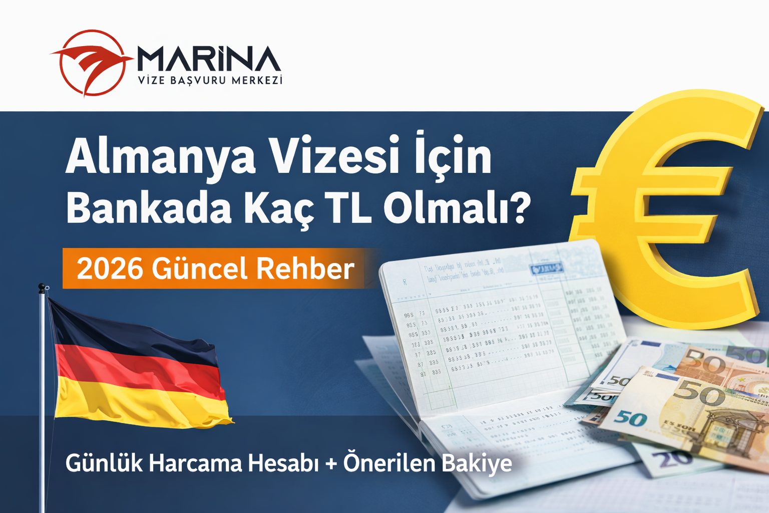 ALMANYA VİZESİ İÇİN BANKADA KAÇ TL OLMALI?