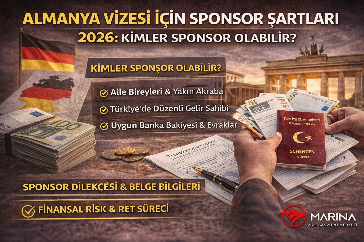 Almanya Vizesi İçin Sponsor Şartları 2026 Kimler Sponsor Olabilir