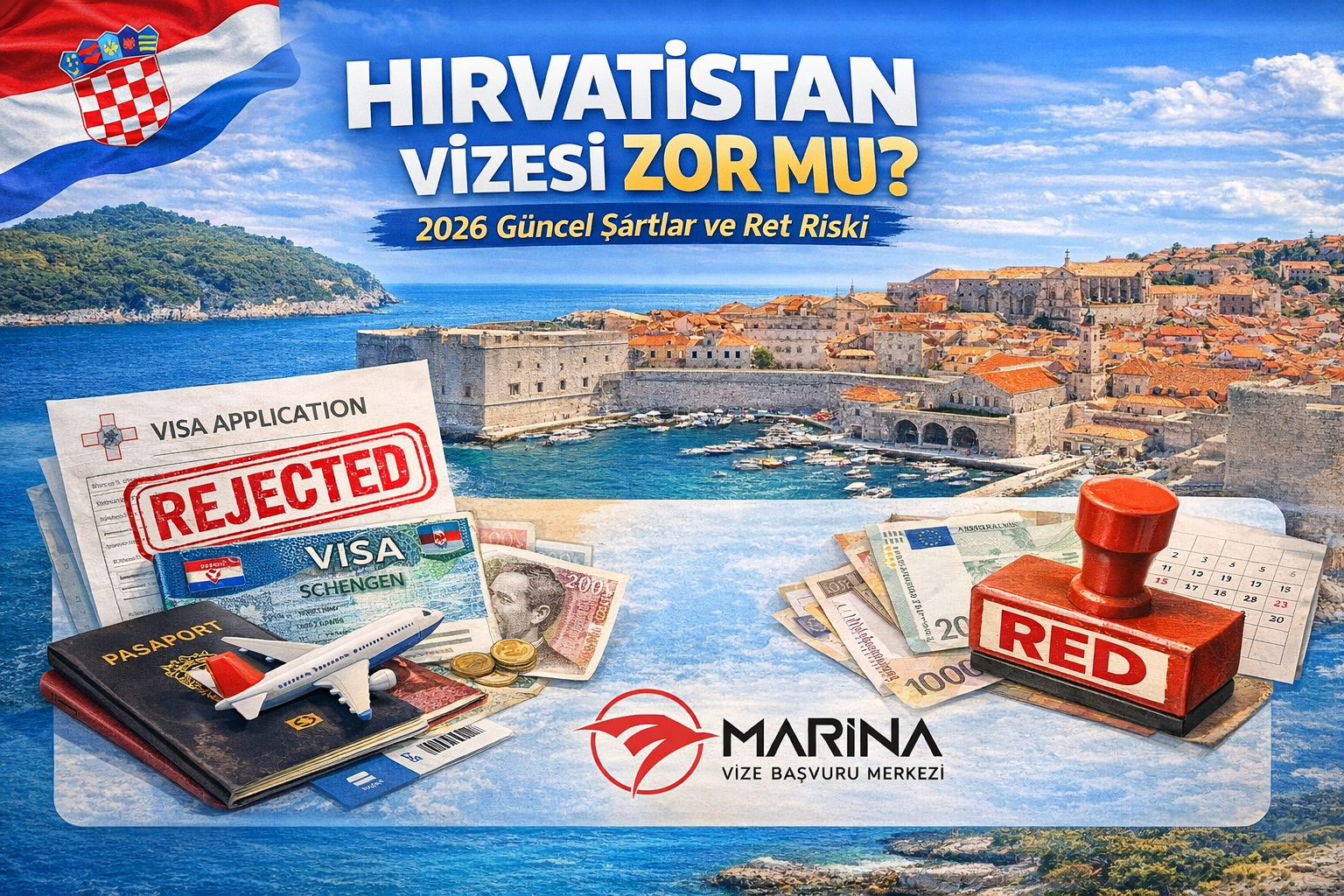 Hırvatistan Vizesi Zor mu? 2026 Güncel Başvuru Süreci ve Onay İhtimali