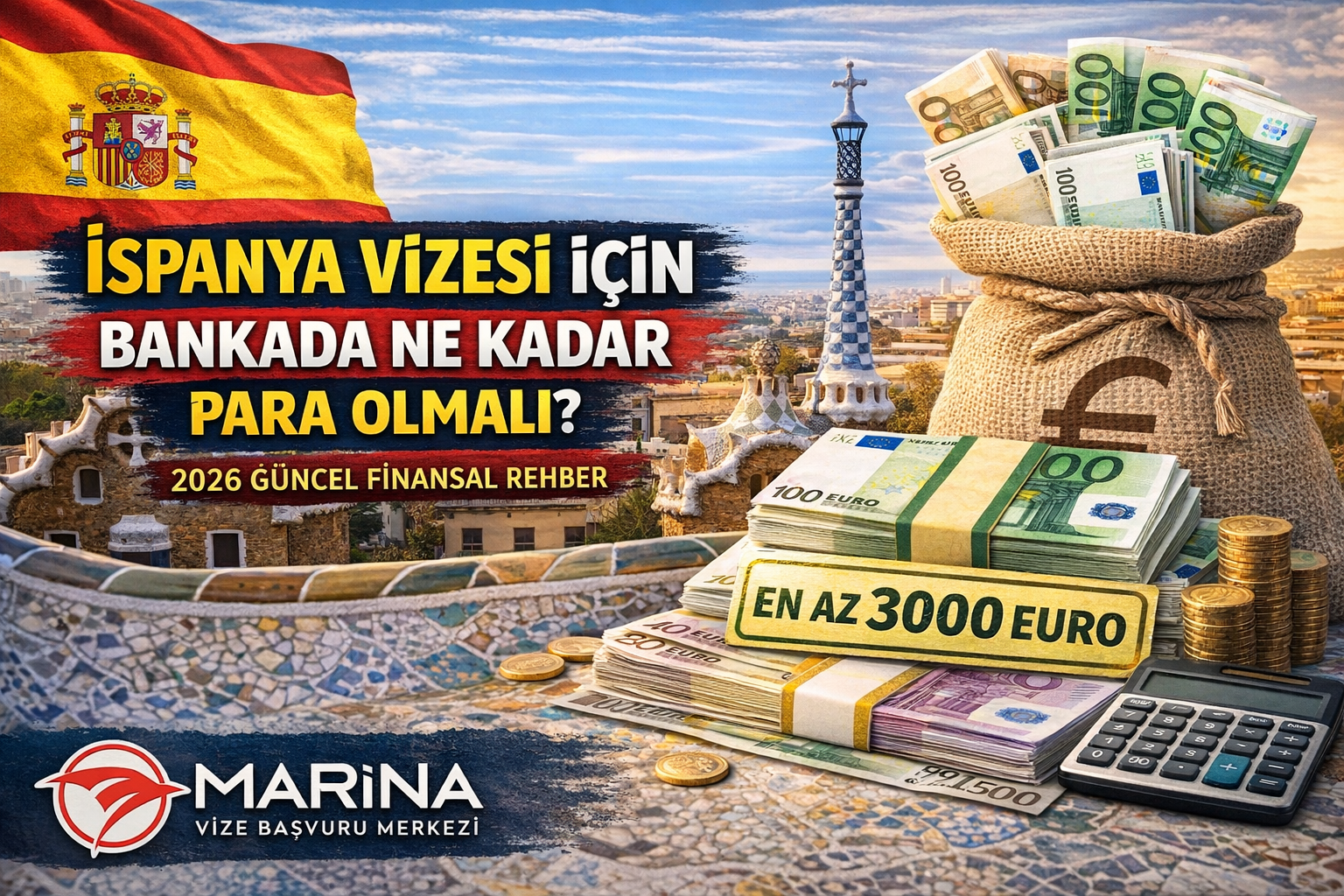 İSPANYA VİZESİ İÇİN BANKADA NE KADAR PARA OLMALI? 2026 GÜNCEL FİNANSAL REHBER
