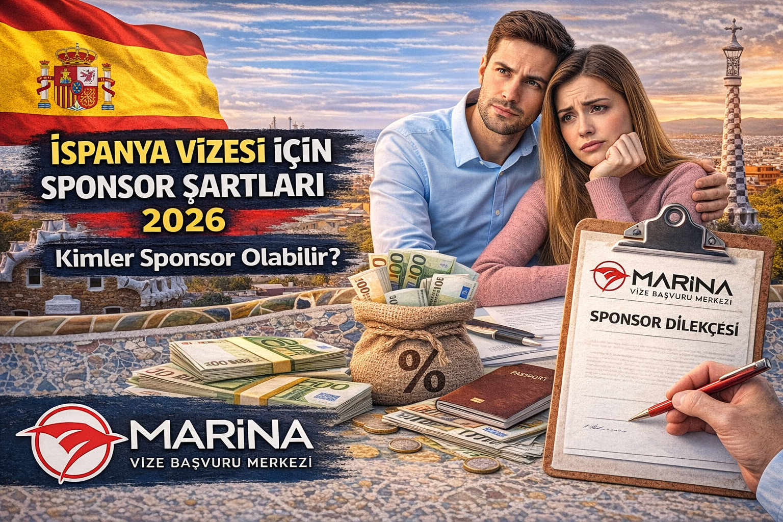 İspanya vizesi sponsor şartları 2026 kimler sponsor olabilir gerekli belgeler