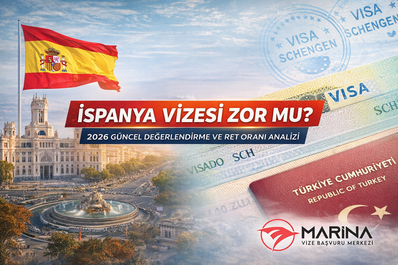 İSPANYA VİZESİ ZOR MU? 2026 GÜNCEL DEĞERLENDİRME VE RET ORANI ANALİZİ