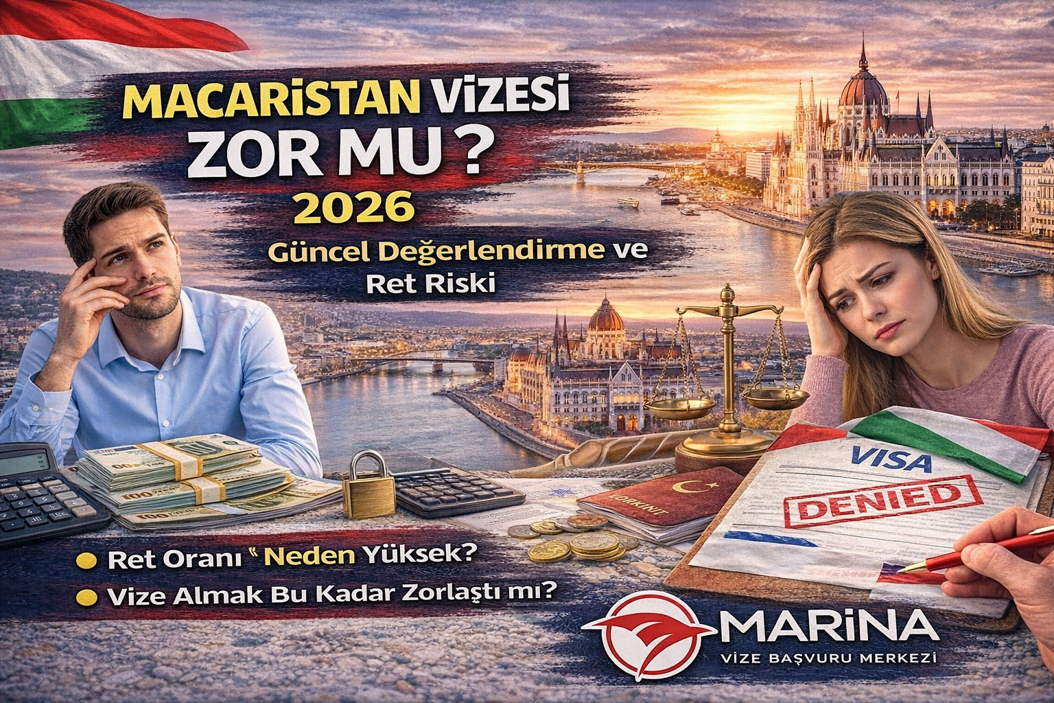 Macaristan vizesi zor mu 2026 Schengen vize başvuru süreci ve ret riski analizi