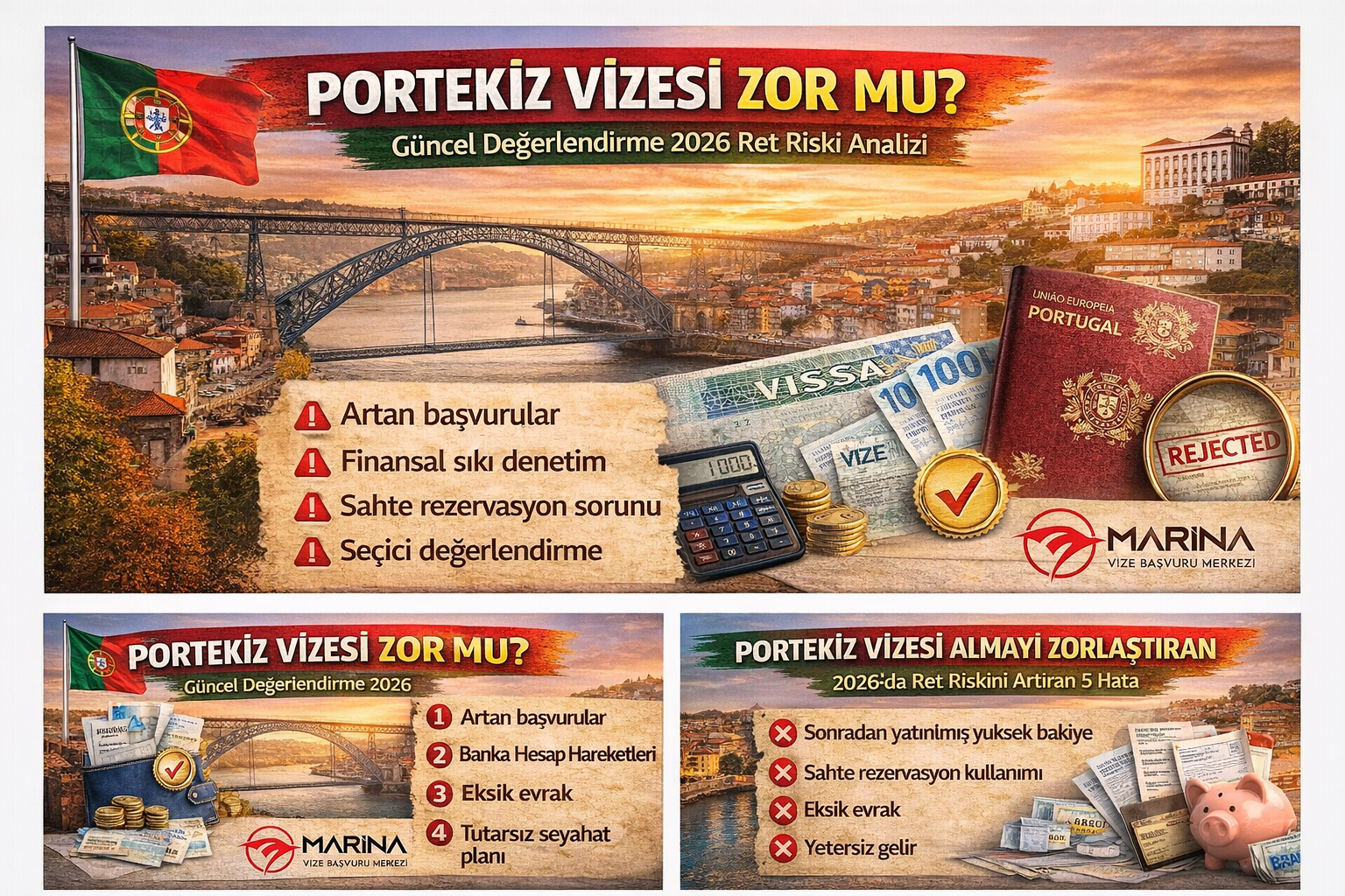 Portekiz vizesi zor mu 2026 Schengen vizesi şartları ve ret riski analizi