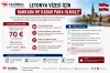 Letonya vizesi başvurusu için bankada bulunması gereken bakiye, günlük 70 Euro önerisi, 3 aylık banka dökümü ve mali yeterlilik şartlarını anlatan rehber görseli