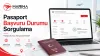 e-Devlet pasaport başvuru durumu sorgulama ekranı ve pasaport teslim süreci hakkında bilgilendirici ana sayfa görseli