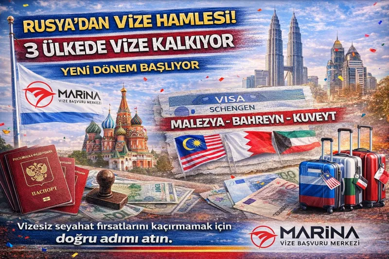 Rusya’dan Vize Hamlesi! 4 Ülke Daha Listede, Yeni Dönem Başlıyor
