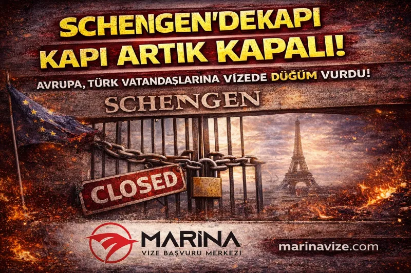 Avrupa’dan Sert Fren! Türk Vatandaşlarına Vize Adeta Duvara Çarptı