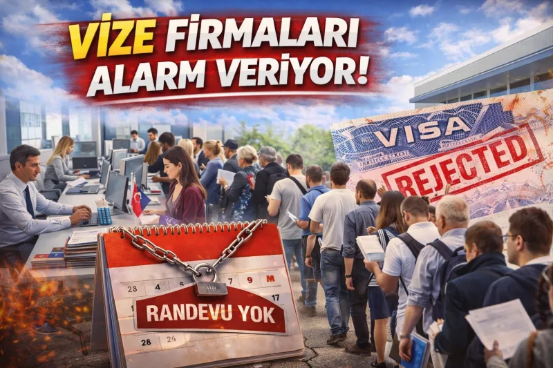 Schengen vize randevu krizi vize firmalarını zor durumda bıraktı. Artan ret oranları ve yoğunluk sektörde büyük sorunlara yol açıyor.