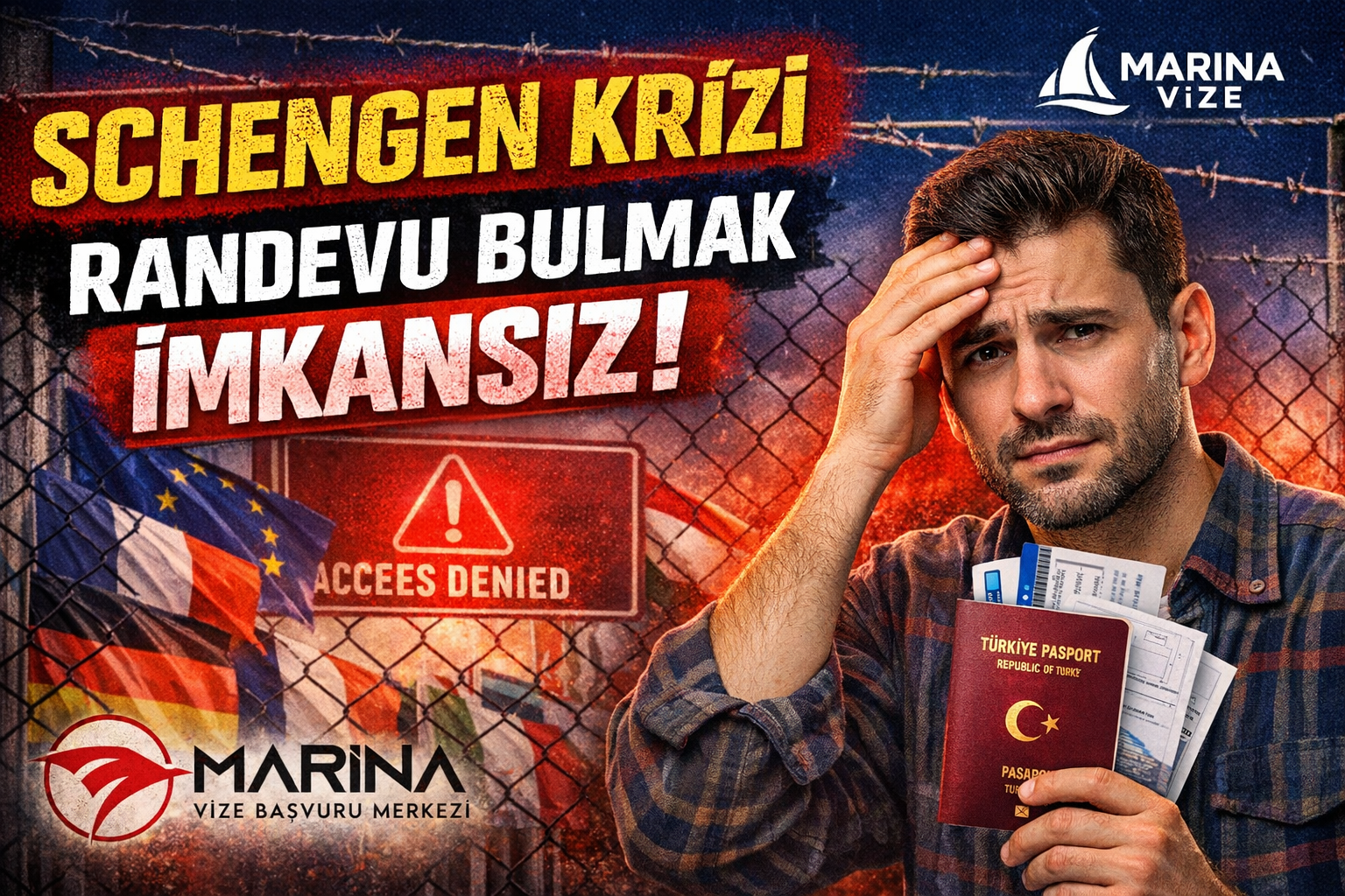 Schengen Sistemi Kilitlendi! Randevu Bulan Zengin Oldu: Türkiye’de Vize Krizi Derinleşiyor