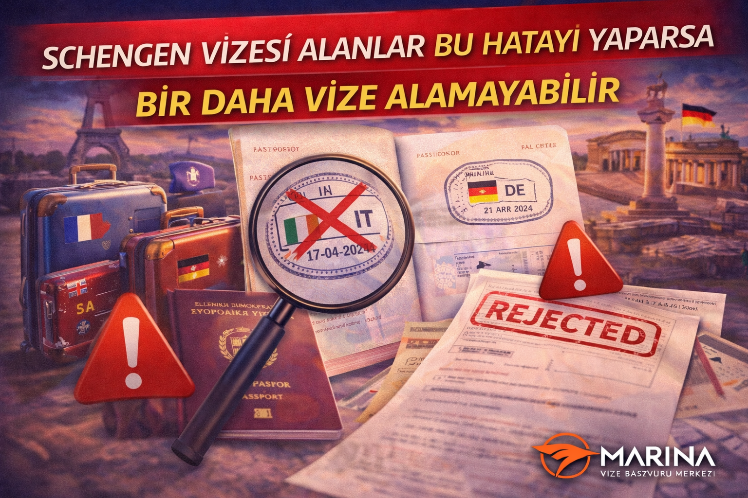 Schengen vizesi kullanım hataları ve konsolosluk incelemesi nedeniyle tekrar vize alamama riski