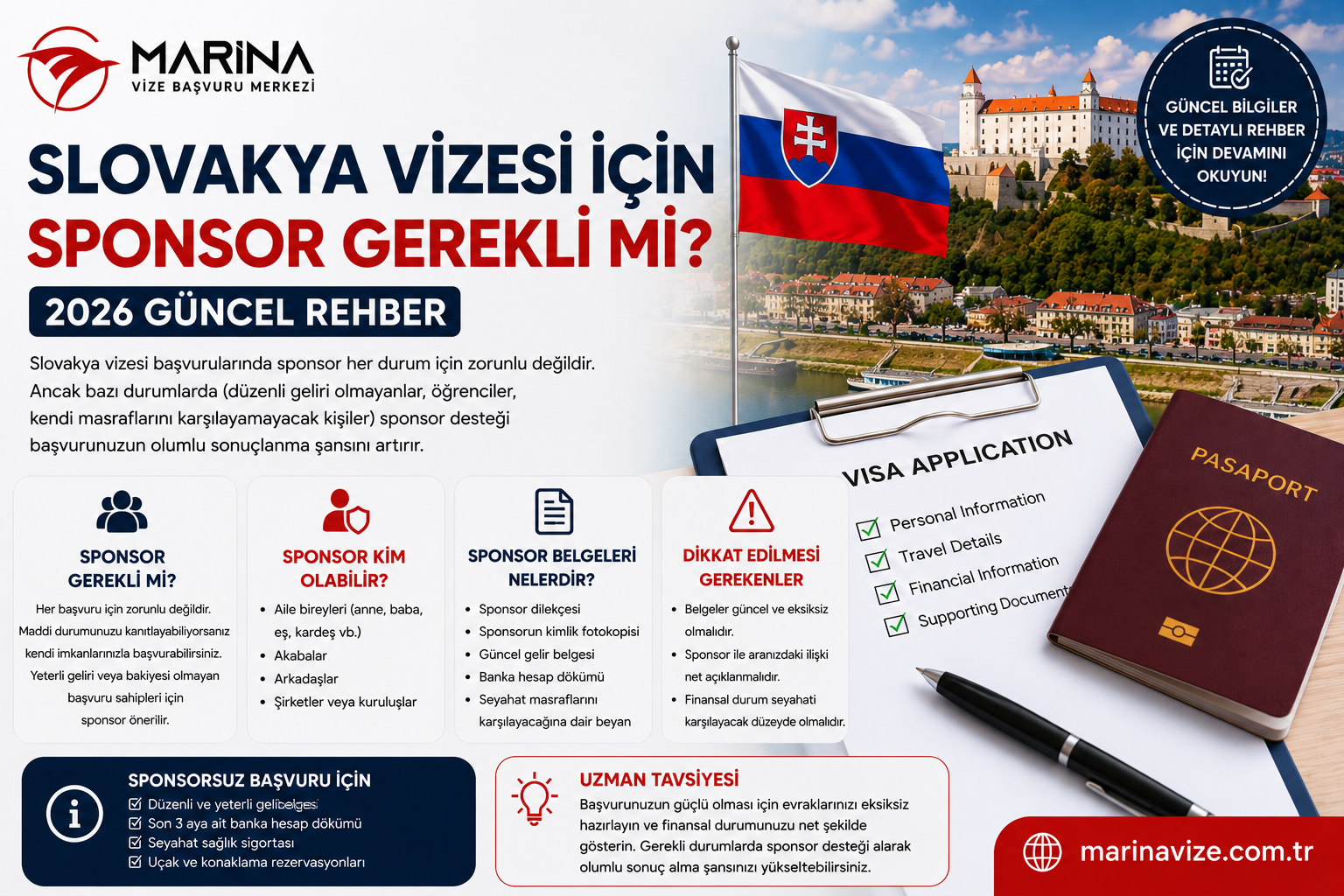 Slovakya Vizesi İçin Sponsor Gerekli mi? 2026 Güncel Rehber